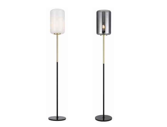 Skinny black floor lamp deals
